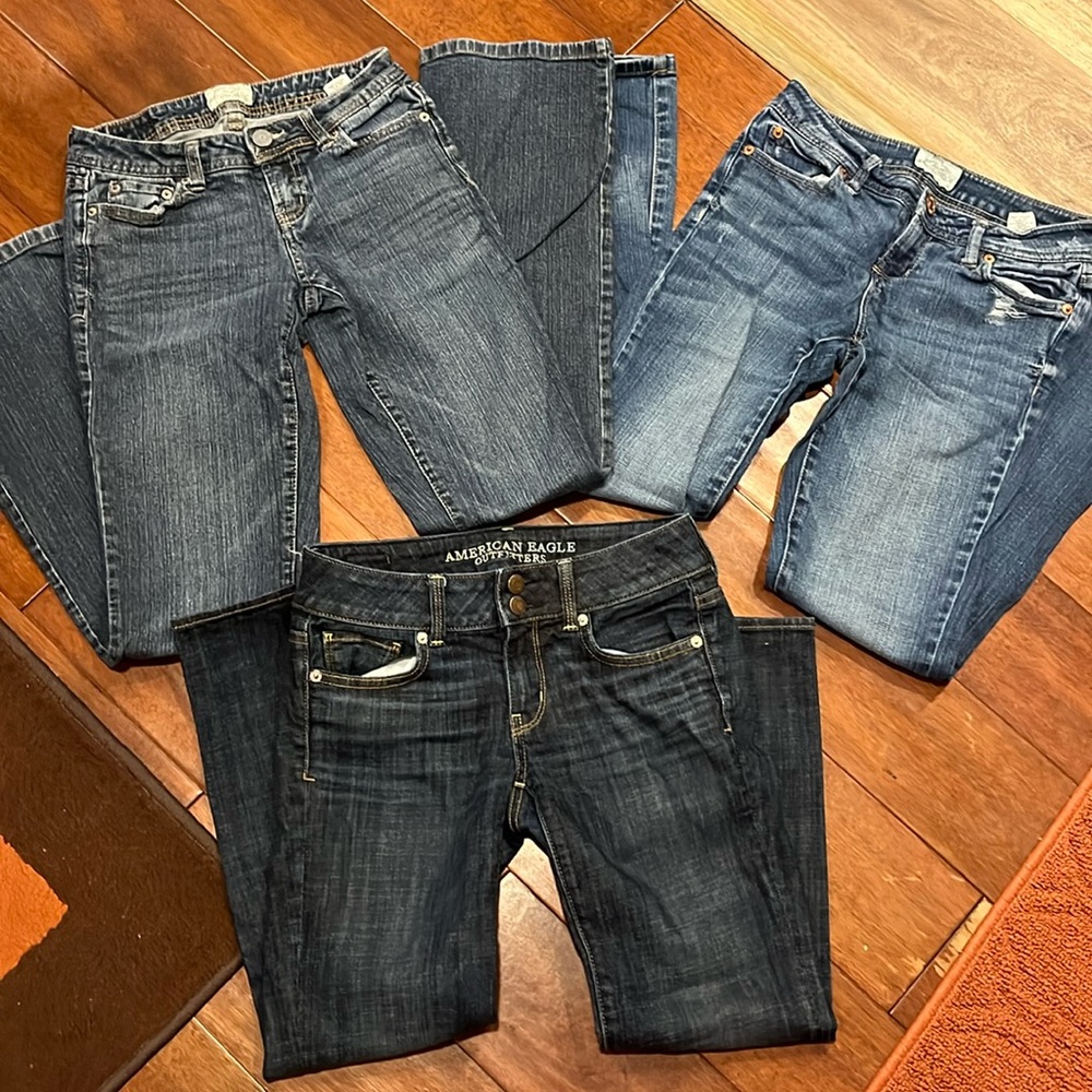 Bundle - 3 Pairs Of Jeans Size 0 - image 1